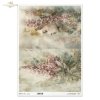 dekoracyjne wzory, motywy kwiatowe, bukiet kwiatów, Ogród Muz, Garden of Muses * Mulberry decoupage paper FPA1005, decorative patterns, floral motifs, bouquet of flowers, Garden of Muses *Seria Garden of Muses